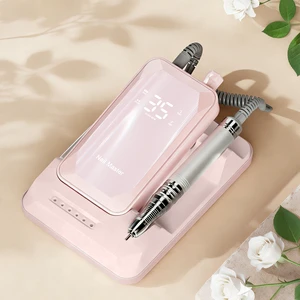 Professional Electric Nail Drill Machine 35000RPM Brushless Motor Stainless Steel Portable Manicure Nail Sander E-File