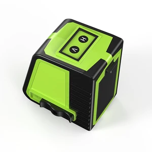 Mini 2 Lines Horizontal and Vertical Cross Line Green Laser Self-leveling Laser Level Survey Instrument