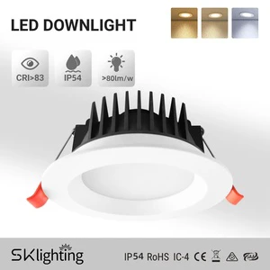 Australian Led Downlight IP54 10W 90mm SAA CE Dimmable Slim Design Flat Facial Anti-glare Down Light Home Hotel Spot Lights 240V