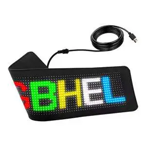 Mini Mint LED Display 16x64 Resolution USB Bluetooth App Controlled DIY Text Pattern Flexible LED Sign 3-Year Warranty