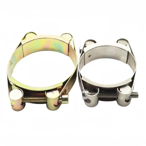 Hot Selling Stainless Steel T-bolt Hose Clamp T Bolt Super Hose Clamp With Spring