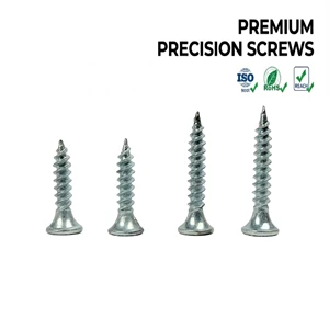 Zinc Plated Carbon Steel Phillips Countersunk Head Self Tapping Drywall Screws Fine Coarse Thread Gypsum Board Fasteners