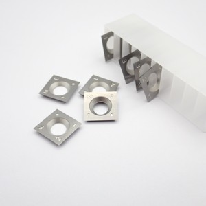 14x14x2 Square Cemented Tungsten Carbide Woodworking Reversible Cutter Carbide Wood Cutting Blade TCT Planer Knives