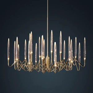 10750 Jpungsun Luxury Chandelier Lighting Modern Living Room Bedroom Tree Branch Candle Crystal G9 Dimmable Pendant Light