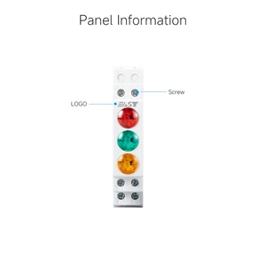 EAST Rail Module 230V Multi-color LEDs Plastic IP20 LED Light Switch Signal Control Round Mini Indicator