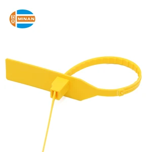 MA - PS 6022 Disposable Trailer 300 Mm Security Tamper-Proof Truck Pull Tight Tag Container Plastic Seal Locks