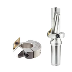 45-Degree U-Drill Chamfering Ring Integrated Chamfering Drill Bit Precision Chamfering Tool Ring for VBGT100304 Insert
