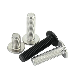 304 Stainless Steel Fine Thread Flat Head Machine Screw Anti Corrosion Hardware Fitting For Furniture