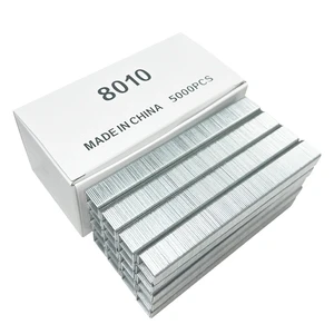 Factory Wholesale 8008 8010 8012 8014 8016 80 Series Industrial Code Nails Furniture Pneumatic Office Nails Code Staples