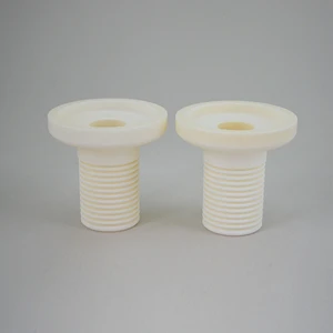Customized High Heat Resistance Industrial Alumina Ceramic Screws Bolts And Nuts Machining Alumina Ceramic Parts