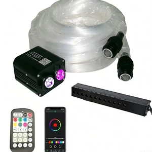 20W LED Fiber Optic Light Star Ceiling Kit Car Auto Roof Twinkle Light Engine Starlight Headliner Kit with Shooting Star for Car