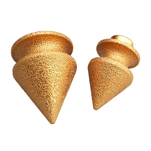 M14 Vacuum Brazed Diamond Chamfer Drill Bit For Marble Granite Tile Angle Grinder Beveling Tools