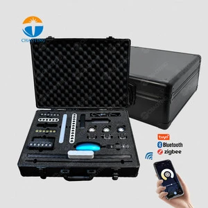 Custom Portable Smart 2.4G Tuya WiFi Magnet Track Light Box Ultra Thin Rail System 48V Magnetic LED Track Lights Sample Box Show