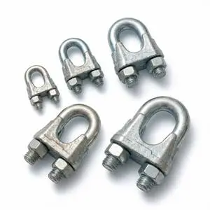 GB Standard Heavy Duty Steel Bolt Clamp Galvanized steel Wire Rope Clip for Industrial Rigging and Cable Fastening