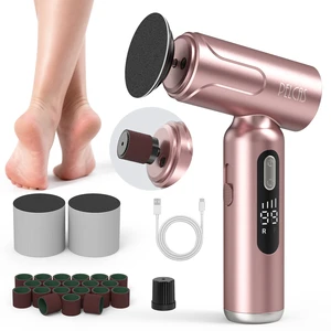 PELCAS A10 Electric Foot File Callus Remover Rechargeable Nail Grinder 99 Speeds Low Noise Pedicure Tool