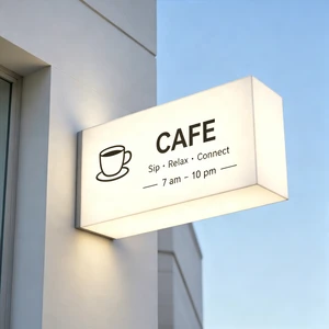 Custom Double-sided Light Box 3d Billboard Outdoor Advertising Business Sign Lightbox Board Acrylic Led Light Box for Store