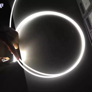 1.5mm 3mm 4mm 6mm 14mm Side Glow RGB LED PMMA Fiber Optic Lighting 7 Color Changing Super Bright IP68 Rated 2-Year Warranty