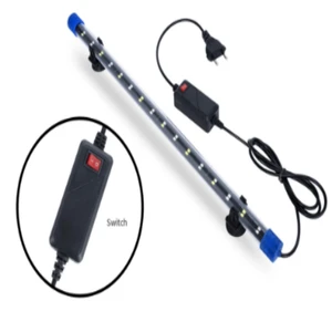 Aquarium LED Waterproof Fish Tank Light Underwater Lamp Aquariums Decor Plant Lamp 19-49 CM EU Power