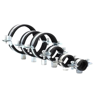 Standard Pipe Clamp Pipe Holding Clamp Pipe Fixing Clamp for Plumbing Water Gas and Utility Pipe Support Projects