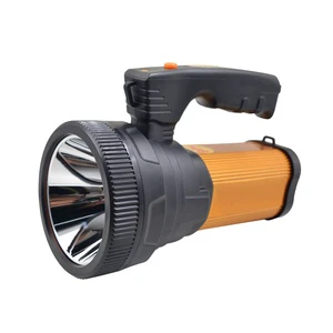 Factory Direct Sale USB High-brightness Long-range Rechargeable LED Handheld Searchlight IP54 specialized Searching Hiking