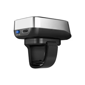 1D Laser CCD Finger Wireless Barcode Scanner With BT Ring Code Reader For Portable Use