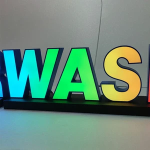 Sign Wall Mounted Light Boxing Board Advertising Light Boxes Logo Acrylic Light Box Display LED Display Screen for Shop