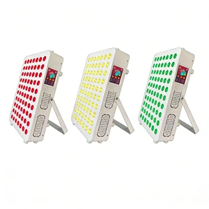 Red Light Therapy Device, 350W Multifunctional Physiotherapy Lamp with 660nm Red Light, 530nm Green Light & 850nm Infrared Light