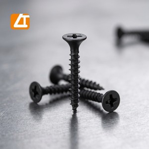 Tornillo Trompeta Para Drywall Punta Fina Negros