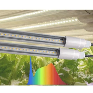 Hot Sale 4ft 8ft 120cm 240cm 18W 36WFull Spectrum Plant Light Waterproof LED Tube Grow Light for Veg Growth