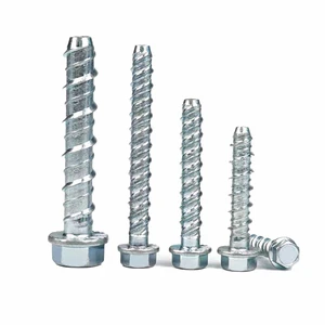 Factory Direct Best Price Concrete Anchor Bolt Manufacturer Concrete Screws Cement Nail Hexagonal Flange Self Cutting Bolt