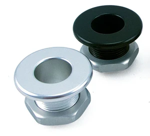 Good Quality Custom CNC Aluminum Thread Hollow Shaft Sleeve Bow Eye Bushing with Nut