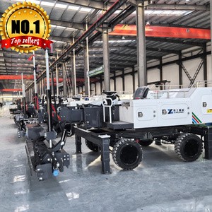 Industrial Concrete Laser Screed Machine For Massive Concrete Leveling Projects 3M Screeding Width