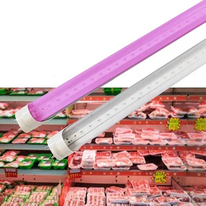 T8 Led pink Meat Tube Light for Butcher Fresh Meat Shop