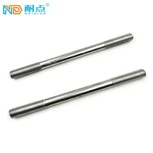 304/316 Stainless Steel Double-ended Screws High-pressure Resistance Chrome/Nickel Plated Finish Grade A2/A4 Customizable Sizes