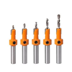 8mm Shank Router Bit Woodworking Countersink Drill Bit for Wood Aluminum