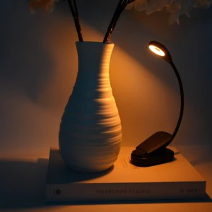 Unique Timing Reading Light for Book LED Rechargeable No Blue Light Eye Protection Foldable Clip Portable Book Lights