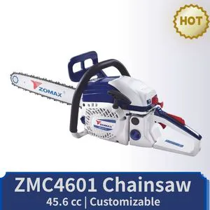 ZOMAX Gasoline Powered Efficient Chainsaw With Quick Tensioner, Low Kickback For Wood Cutting, Gardening, Farm