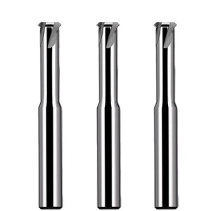 Aluminum Thread Milling Cutter, 60-degree Alloy End Mill, Single-tooth Tungsten Steel End Mill, Single-edge Single-tooth Milling
