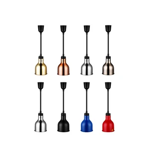 Commercial Luxury Seven Colors Food Heat Lamps,food Heat Lamp Set Electric Food Warmer for Meat