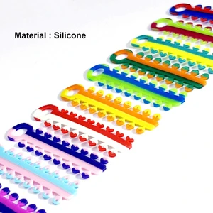 Dealer Price Bicolor Ligature Ties Dental Orthodontic Super Elastic Ligature Tie