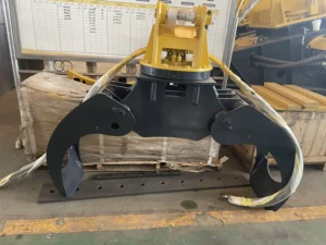 ORNATE 10 Ton Excavator Mounted Engine Driven Hydraulic Clamp Saw Log Tree Cutting Saw Wear Resistant Forestry Machinery