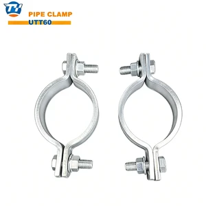 UTT60 Standard Pipe Clamp Carbon Steel Hot-Dip Galvanized 1/2