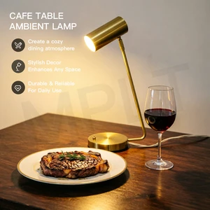 Multi Functional Rotatable Iron Desk Lamp Suitable For Hotel Guest Rooms Offices Learning Areas Warm Light Eye Protection Design