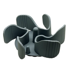 Wholesale BPA Free Silicone Slow Feeder Dog Bowl Insert Octopus Suction Cup Anti-Gulping Mat Pad Dishwasher Safe Bulk