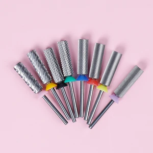 Custom Super Long Nail Bits Cross Cut Electric Grinding Accessories Flute Carbide Tungsten Steel Tapered Barrel Nail Drill Bit