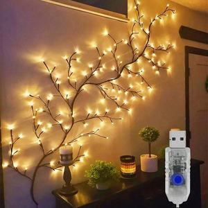 Indoor Atmosphere Light, Copper Wire Branch Shaped Decorative String Light