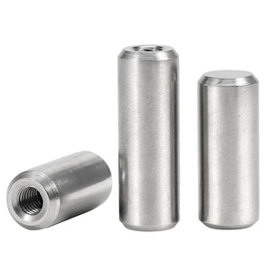 DIN 1472 / ISO 8733 304 Stainless Steel Cylindrical Pin with Internal Thread Positioning Dowel Pin M4-M12