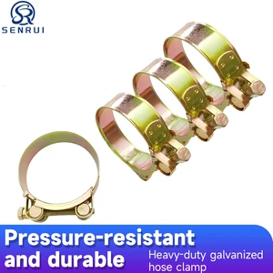 German Type Hose Clamp Worm Drive Clamp Zinc Plated Steel Hose Clamp Adjustable Pipe Clamp Heavy Duty Clamp Manufacturer