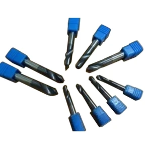 Solid Edge Special Solid Carbide Tungsten Steel Center Drill Bit Model A1-A6 for Wood 1-10 Sizes HRC65 Max Nitriding Surface