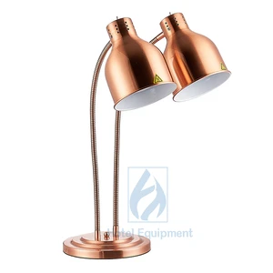 Iron Rose Gold Food Heat Lamp Warm Lamp Electric Food Warming Desk Lamp for Buffet